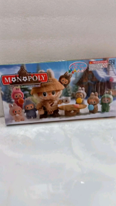 Board Game Mainan Monopoli Labubu Ludo Ular Tangga Game Dadu 3in1