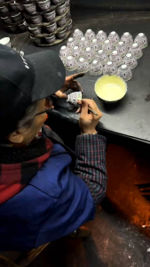 Wan Shou Wu Jiang Yellow Saucer Plate Wanshou Wujiang 万寿无疆碟子