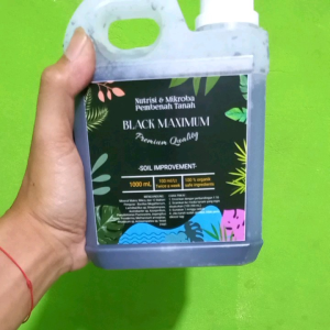 BASICFARM Pupuk Organik Cair nutrisi asam humat pembenah tanah dan mikroba isi 1 liter untuk tanah alami murah dan bisa COD