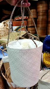 Tas anyaman pandan Jogja - tas jinjing wanita - tas pandan polos