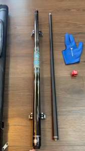 Cơ bida lỗ Cơ tailei xanh Tẩy 13mm nhiều lớp chơi lỗ