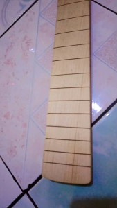 neck fender jaz bass unfinish/setang bass 4 senar