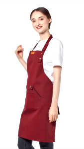 Apron Celemek Barista Korean Style Pria Wanita Celemek Dapur Masak Celemek Anti Air Chef Barista