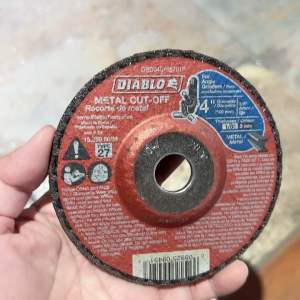Diablo 4 in. x 1/4 in. x 5/8 in. Metal Grinding Disc with Type 27 Depressed Center