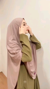 Arafa Hijab - Khimar Livia (M dan L) | Jilbab Kerudung Instan Non Pad Jersey | Khimar Daily Adem Dan Nyaman
