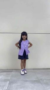 AYURA VEST ANAK PITA - vest anak perempuan pita - vest lucu kekinian - vest atasan anak perempuan