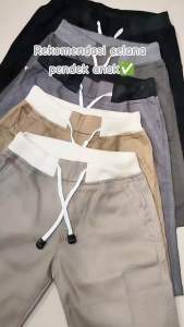 PAKET HEMAT CELANA pendek anak / Chinos pendek anak laki-laki Perempuan Umur 1-13 Tahun