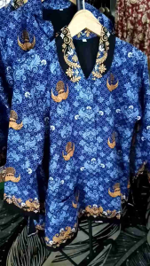 Baju korpri 2023 Resmi Motif terbaru lapis furing Bahan C40s Sritex