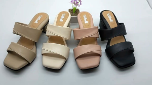 WILLCELL SANDAL HAK TAHU 7 CM NYAMAN DI PAKAI DENGAN FULL BUSA