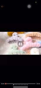 LRMS Jepit Rambut Bulu Wanita Gaya Korea Aksesoris Rambut Wanita Jedai Rambut Bulu Korea