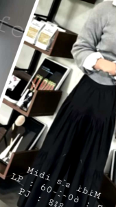 Rok Midi Skirt! Rok Maxi Skirt A Line Casual Korean Style