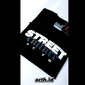 Kaos Nyala Dalam Gelap: T-Shirt Simple Distro Reflektif