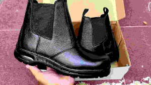 sepatu safety king kulit sapi ujung besi sepatu kerja pria sepatu proyek