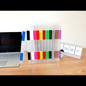 A4 Size File folder transparent 2cm/3cm/5cm thickness folder box waterproof file box