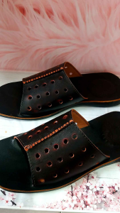 SANDAL PRIA FULL KULIT SAPI 100% SAMPAI ALAS KAKI KODE 4014 COKLAT ( PRODUKSI SENDIRI )