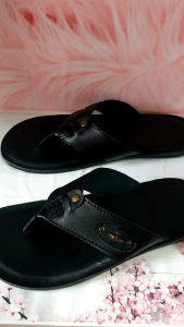 SANDAL KULIT PRIA ( GARANSI KULIT SAPI 100% ) MODEL 4007 HITAM ( PREMIUM HIGH QUALITY )