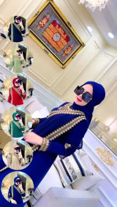 Arabian bordir komputer dewasa Termewah Termurah//Promo COD//Arabian Bordir komputer samping Varian warna//Yunita Lestari Fashion//
