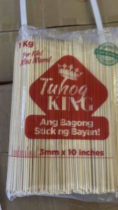 BBQ Stick Thick (10'x3.0mm) 1KG 1000G 1 KILO Approx 750PCS.