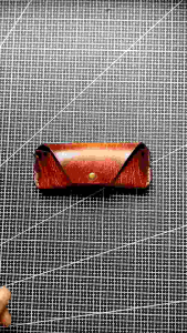 กล่องหนังเเท้ใส่เเว่น เเนววินเทจ CV04 ซองหนังเเท้ใส่เเว่นตา งานเเฮนด์เมดหนังฟอกฝาดออสเตรเลีย