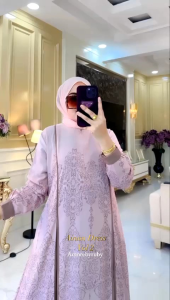 BEENA BASIC // COD GAMIS TERBARU BRAND AMOREBYRUBY EDISI AINUN VOL 2 DETAIL MOTIF CANTIK MODEL KEKINIAN MEWAH