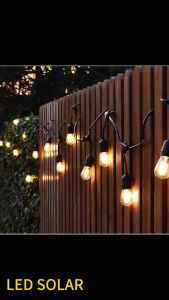 String Lights Outdoor Light Waterproof IP65 LED String Light Outside Lights Edison Shatterproof Bulbs S14 10/20 Bulbs Commercial Grade Patio Lights Hanging Lights for Backyard Garden Porch Camping Vintage Bulbs Cafe Lights Outdoor Lighting