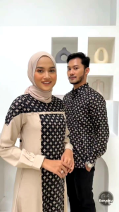 LASHKITA - BAJU BATIK COUPLE KEMEJA & GAMIS HITS LASHKITA KEKINIAN PREMIUM HIGH QUALITY BISA COD