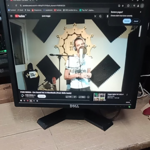 monitor dell 17 inches lcd monitor square black