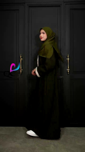 ABAYA MADINA ARABIC STYLE DRESS gamis renda bordir terbaru