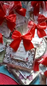 Isi 50 Pcs - Souvenir Pernikahan Kaca Glitter