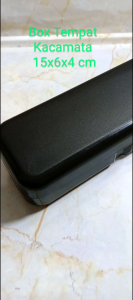 Box Kotak Cepuk Hardcase Wadah Tempat Kacamata Hitam Persegi Panjang