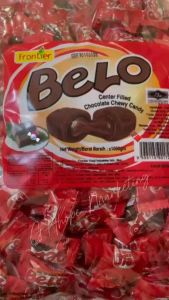 [50pcs Small Pack] FRONTIER BELO CENTER FILLED CHOCOLATE CHEWY CANDY