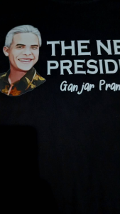 T-SHIRT KAOS THE NEXT PRESIDEN GANJAR PRANOWO