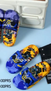Sandal selop anak motif batman  sandal terlaris 6088-X1 (24-35) sandal anak import