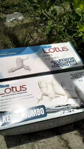 kran air taman lotus 1/2 in enkol dan mahkota kualitas bagus bahan abs