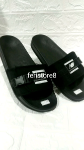 FERISTORE89 Sandal selop cowok Sendal slop nb hitam