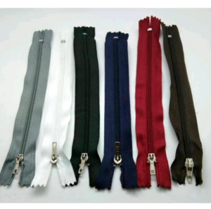 1 lusin Resleting / Sleting / Rits Celana 6 inch (15cm) campur Warna Warni