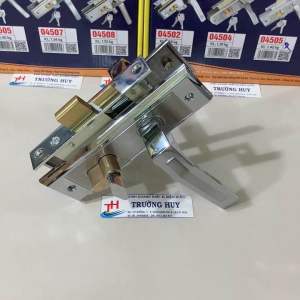 [chính hãng] 04502 Khoá cửa phòng cao cấp Việt Tiệp dùng cửa gỗ sắt hộp 4x8cm - bảo hành 3 năm