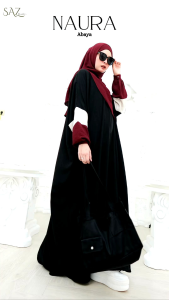 NAURA ABAYA NAURA DRESS BY SAZ DAILY ABAYA MURAH GAMIS MURAH