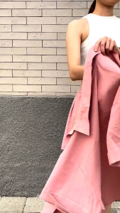 Setelan Kemeja Linen Celana Pendek Wanita/ Set Linen premium