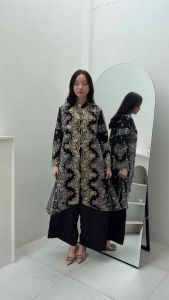 F524 Gamis One Set 3 in 1: Desain Modern & Nyaman