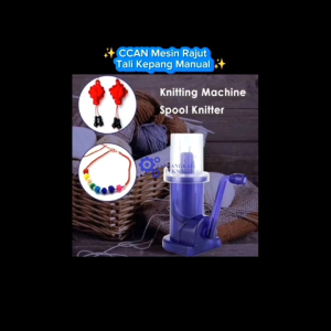 CCAN Mesin Rajut Tali Kepang Manual Knitting Machine Jewelry Tool - KB-508 - Purple