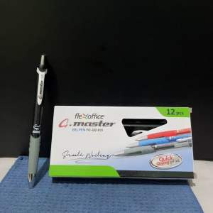 Pulpen G.Master Flexoffice Gel 0.5mm FO-GEL021 Tinta Hitam (PCS)