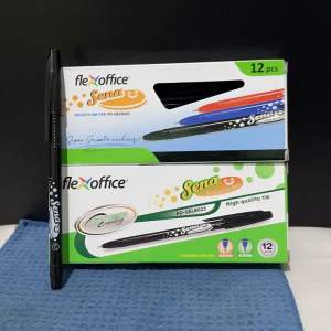 Pulpen Sena Flexoffice Gel 0.7mm FO-GELB025 Tinta Hitam (PCS)