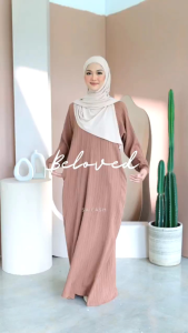 Beloved Dress - Long Sleeve Muslimah Kaftan Jubah Muslimah Long Dress Long Kaftan Abaya