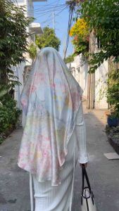 The hidden castle kukkai x HP ฮิญาบสำเร็จรูปลายปริ๊นปราสาท เนื้อซาตินนุ่มเบาที่สุด by 3rdfloor_studio