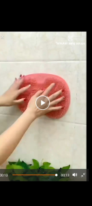 Sikat Mandi  Gosok Punggung dan Kaki Bahan Silikon