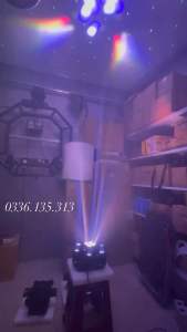 Moving trực thăng vỏ nhựa -Moving 6 đầu 10 mắt vỏ nhựađèn sân khấu
