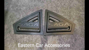 PROTON Saga 2016-2023 Rear Side 3D Carbon Style Window Triangle Mirror Cover Protector Casing