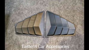 PROTON Saga 2016-2023 Rear Side Mustang Style Window Triangle Mirror Cover Protector Casing