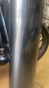 DECAL CARBON BÓNG vân CARO dán trang trí bảo vệ xe máy oto điện thoại nội thất...